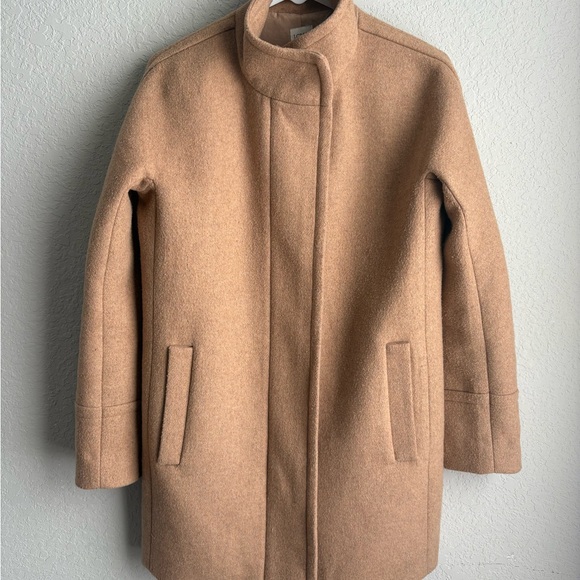 J.Crew City Coat in a camel wool blend - Picture 2 of 6